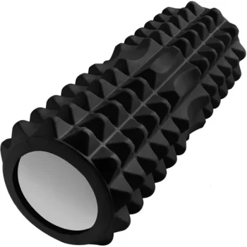 Jogas Fitnesa Masāžas Rullis Veltnis Muskuļu Atslabināšanai Trizand 23570, Melns | Yoga Massage Roller