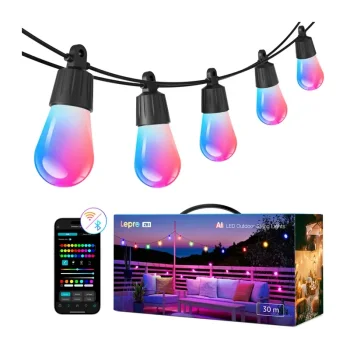 Viedā LED virtene Lepro ZB1-30 Wi-Fi RGB+IC, 30 m