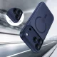 Tech-Protect Magpeak MagSafe CC vāciņš iPhone 17 Pro Max — matēts tumši zils | Phone Case Cover