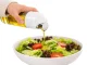 Stikla gravitācijas eļļas un etiķa dozators 510 ml, balts