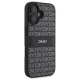 DKNY Texture Pattern Tonal Stripe vāciņš iPhone 16 6.1\", melns
