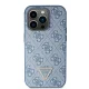 Guess iPhone 15 Pro vāciņš Crossbody 4G Metal Logo, zils