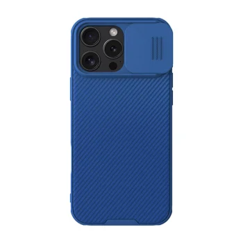 Nillkin CamShield Pro vāciņš iPhone 16 Pro Max, zils