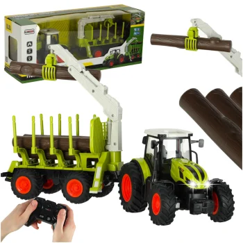 Tālvadības RC lauksaimniecības traktors ar pacēlāju 2.4G 3.7V 500mAh