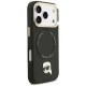 Karl Lagerfeld Big Strap Karl Metal Logo MagSafe vāciņš iPhone 17 Pro, melns