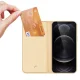 Dux Ducis iPhone 13 Pro Max atverams vāciņš maciņš grāmatiņa Skin Pro, zelta