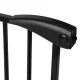 Nukido 718300 drošības vārtiņi bērniem, 75-115 cm, melni