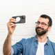 Dux Ducis Grit mākslīgās ādas vāciņš iPhone 14 Plus ar MagSafe, melns