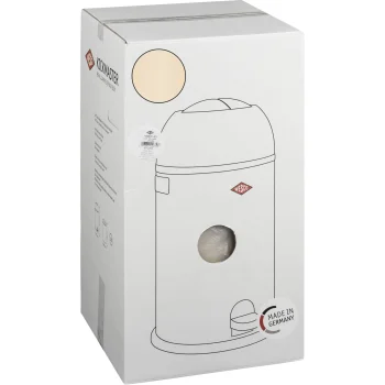 Wesco Kickmaster Soft atkritumu tvertne 33L ar pedāli, mandeļu krāsā