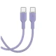 Puro ICON USB-C uz USB-C kabelis, 1,5 m, violeta