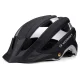 Wozinsky MTB velosipēdista ķivere ar noņemamu nagu, L izmērs (57-62 cm), melna/sudraba