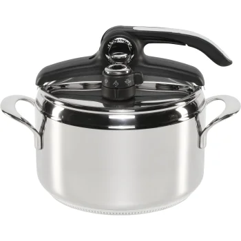 Lagostina Diva ātrvārāmais katls, 22 cm, 5 L, sudraba krāsā
