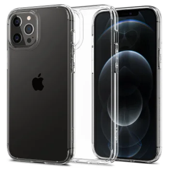 Spigen iPhone 12 / 12 Pro vāciņš Ultra Hybrid, caurspīdīgs