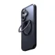McDodo PC-4931 MagSafe vāciņš iPhone 16 Plus ar statīvu, melns