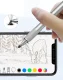 Baseus Golden Cudgel Stylus + Pildspalva, Sudraba | Double-sided Capacitive Stylus with Gel Pen, Silver