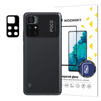 Kameras aizsargstikls Wozinsky Full Camera Glass 9H priekš Xiaomi Poco M4 Pro 5G