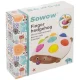 Sensorā rotaļlieta bērniem Pop It ezītis, Montessori, daudzkrāsains