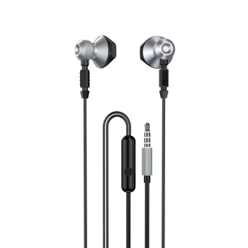 Dudao X2C vadu ieaušu austiņas 3.5mm pelēkas