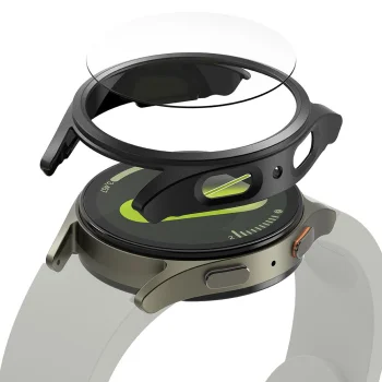 Ringke Slim vāciņš un aizsargstikls Samsung Galaxy Watch 7 44mm melns