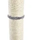Kaķu nagu asināmais, sizala skrāpēšanas stabs, 100 cm - Bēšs/Pelēks | Cat Sisal Scratching Post