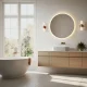Modernhome Apaļš LED Vannas Istabas Spogulis 80 cm