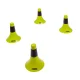 PROUD Plastmasas Sporta Konusi Riņķi Treniņiem - 4 gab, Zaļš | Plastic Sports Cones For Training