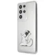 Karl Lagerfeld Samsung Galaxy S21 Ultra vāciņš Choupette Fun, caurspīdīgs