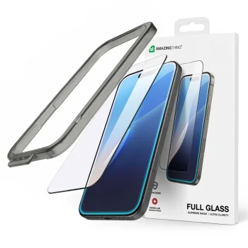 AmazingThing iPhone 17 Air aizsargstikls Titan Full FusionFilter 7