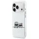 Karl Lagerfeld IML Karl & Choupette MagSafe Vāciņš iPhone 17 Pro, Balts