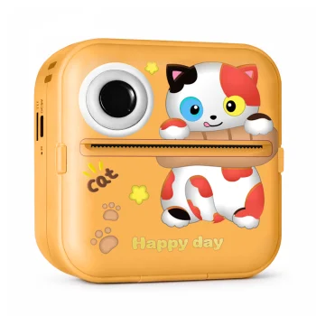 Wozinsky WDT-03 Bērnu Fotoaparāts Momentkamera ar Termoprinteri, Oranžs | Children Instant HD Digital Print Camera