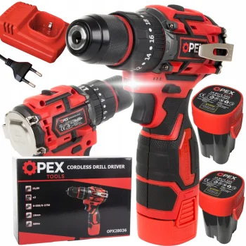 OPEX TOOLS OPX28036 Akumulatora triecienurbjmašīna (16.8V, 2 gab)