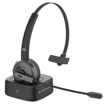 Conceptronic POLONA03BD bezvadu Bluetooth austiņas ar mikrofonu, Melnas