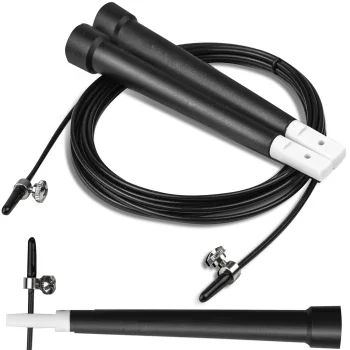 Neo-Sport NS-955 sporta lecamaukla ar tērauda trosi, melna