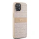 DKNY iPhone 15 Plus / 14 Plus vāciņš Mono Stripe & Metal Logo, rozā