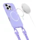 Tech-Protect iPhone 16 Pro vāciņš MagNecklace MagSafe ar aukliņu, violets