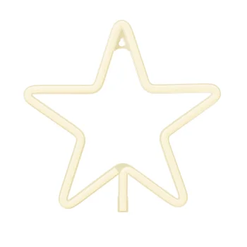 Forever Light FLNE22 LED Neona Zvaigzne, Silti Balta