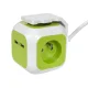 GreenBlue MagicCube GB118 Pagarinātājs ar 4 ligzdām un 2 USB, 1.4m