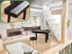 Bērnu Spēļu Koka Leļļu Māja ar Mēbelēm un LED Gaismu LULILO, 78cm | Play Dollhouse with Furniture