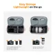 K&F Concept Camera Sling Bag 5L fotokameras soma, rozā