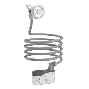 Flextail Max Shower portatīvā duša ar sūkni, balta