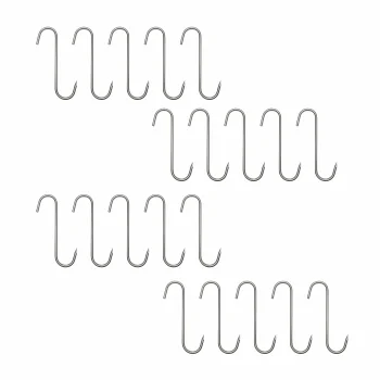 Kūpināšanas āķi S-veida 14 cm 20 gab.