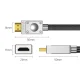 Orico H4BY HDMI 2.0 kabelis, 0.5 m, melns
