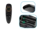 Air Mouse TV bezvadu pults G10 ar mikrofonu, USB X9, melns