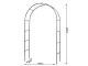 Dārza Pergola Ziedu Augu Atbalsts Arka Svētkiem Kāzām | Garden Flower Support Wedding Arch