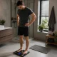Analītiskie vannas istabas svari no stikla ar LCD ekrānu, līdz 180 kg, melni