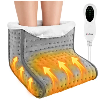 Elektriskais kāju sildītājs Zortiva 90 W, 30-70 °C, ar taimeri un pulti