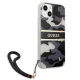 Guess Camo Strap Collection vāciņš iPhone 13 mini, melns