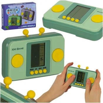 Pārnēsājama retro spēļu konsole, zaļa