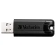USB zibatmiņa Verbatim Store \'n\' Go PinStripe 64 GB USB 3.0 (49318), melna