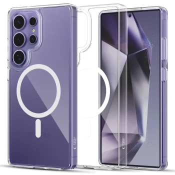 Tech-Protect Samsung Galaxy S25 Ultra vāciņš FlexAir Hybrid MagSafe, caurspīdīgs